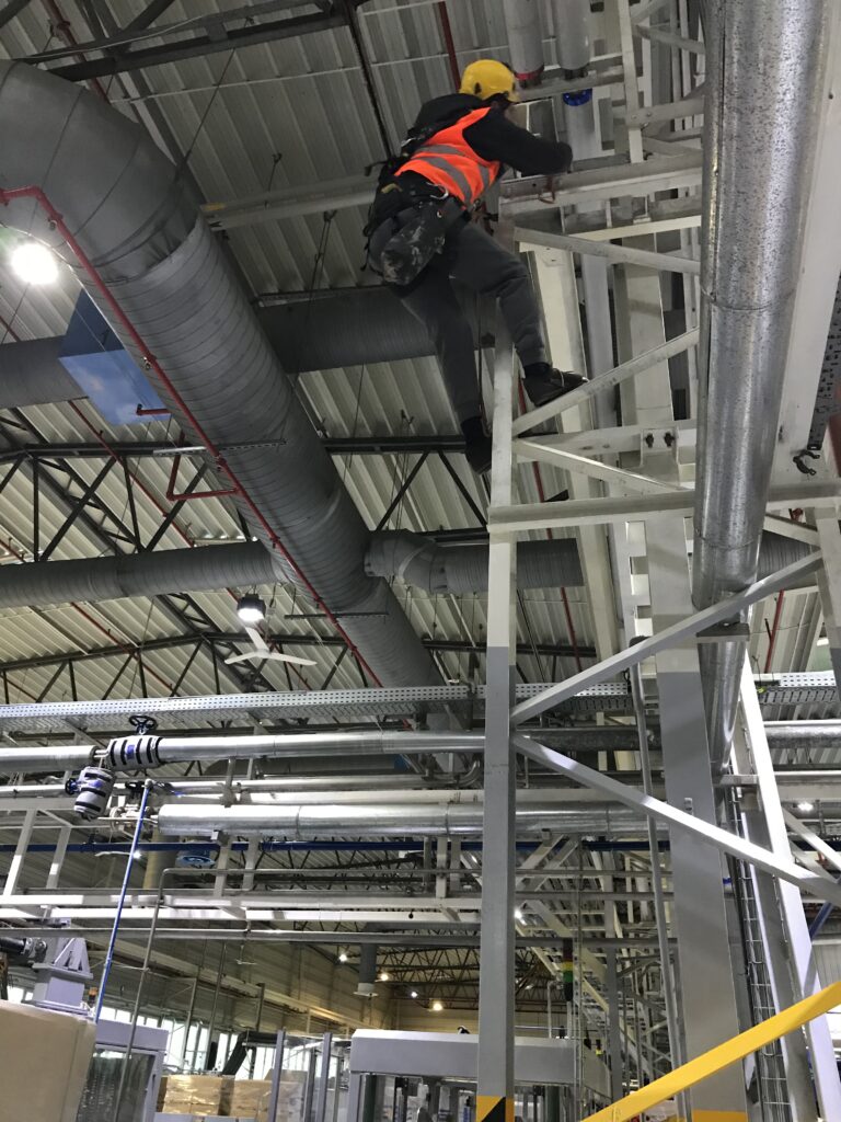 Zabezpieczanie konstrukcji stalowych - fabryka, Reckitt Benckinser